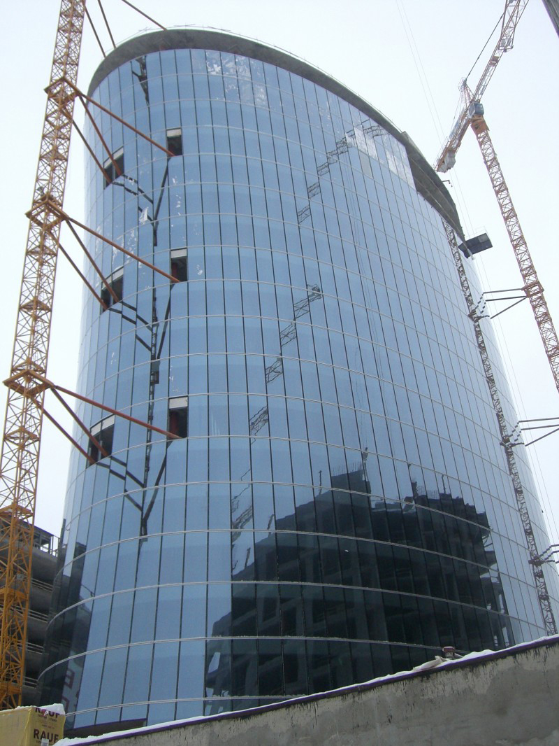 Строящееся здание штаб-квартиры Банка «Санкт-Петербург». 